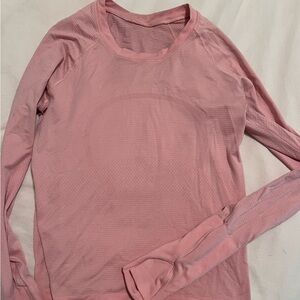 lululemon athletica Dusty Rose Long Sleeve Top